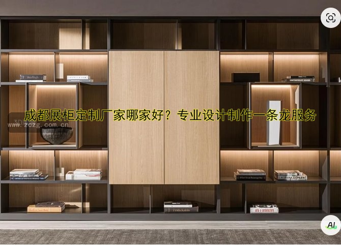 成都展柜定制厂家哪家好?专业设计制作一条龙服务