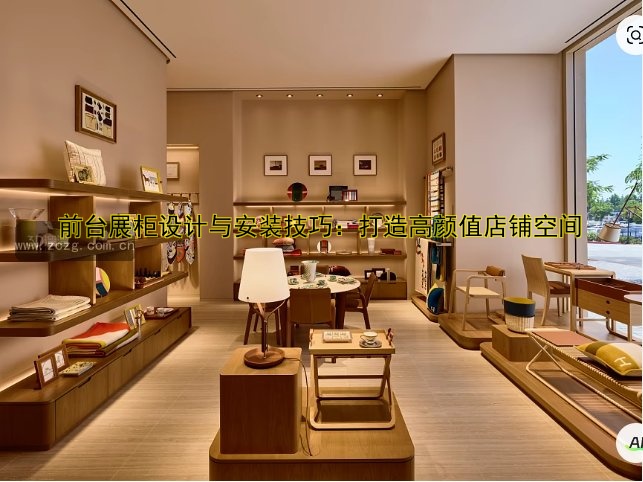 前台展柜设计与安装技巧:打造高颜值店铺空间