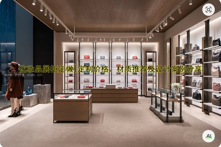 化妆品展柜定做|定制价格、材质推荐及设计案例分享