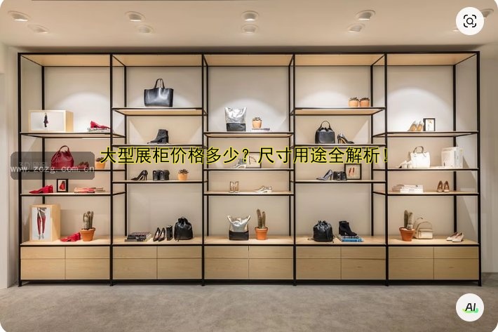 大型展柜价格多少?尺寸用途全解析!