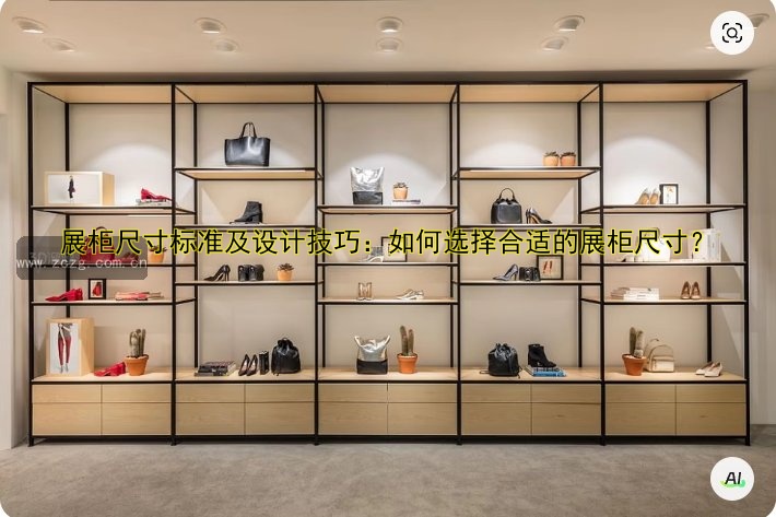 展柜尺寸标准及设计技巧:如何选择合适的展柜尺寸?