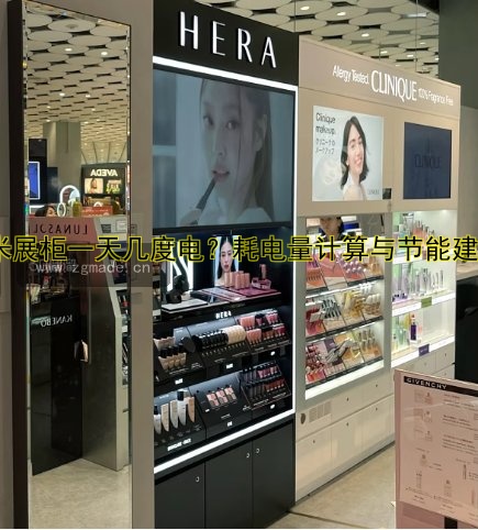 2米展柜一天几度电?耗电量计算与节能建议