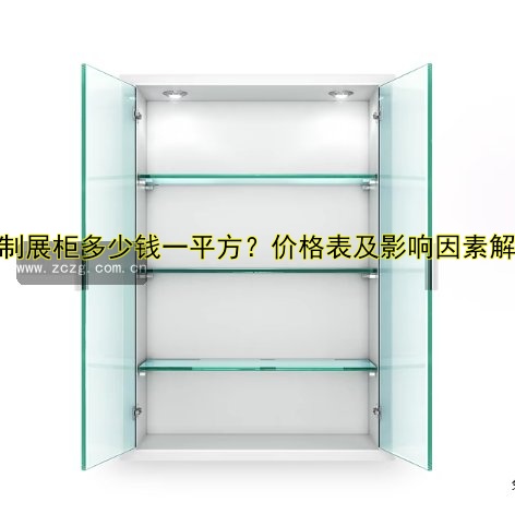 定制展柜多少钱一平方?价格表及影响因素解析
