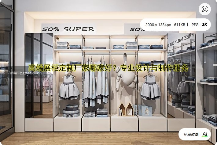 服装展柜展示柜设计解析：打造高端服装展示空间
