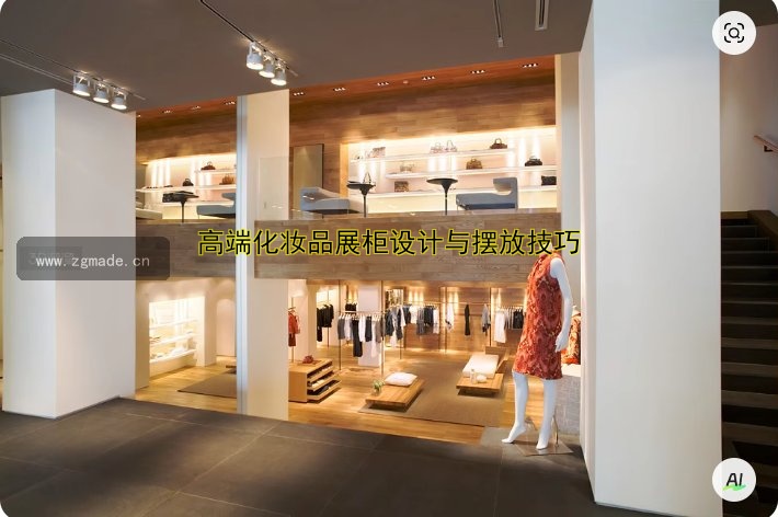 高端化妆品展柜设计与摆放技巧