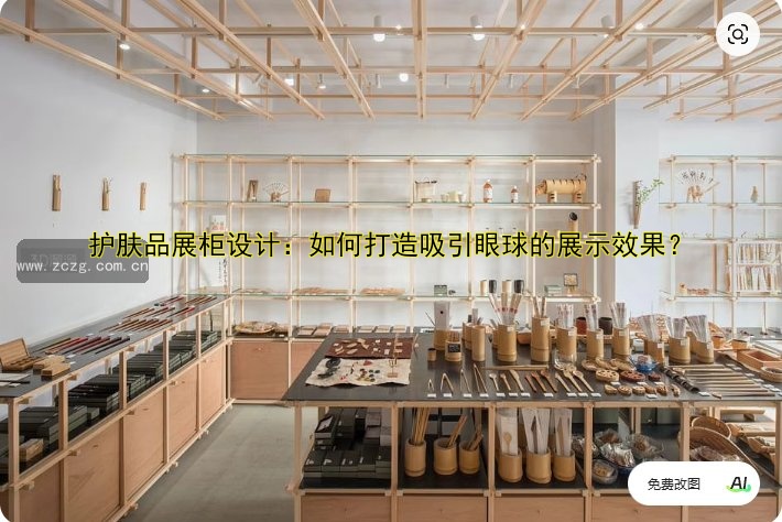 护肤品展柜设计:如何打造吸引眼球的展示效果?