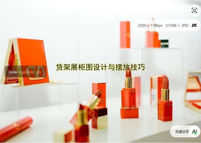 货架展柜图设计与摆放技巧