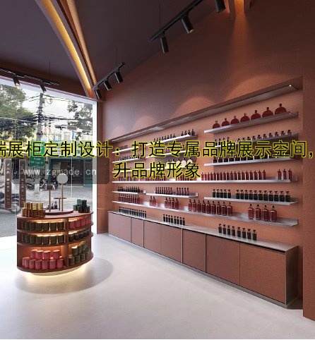 木制展柜设计与定制:高端现代风格展柜推荐