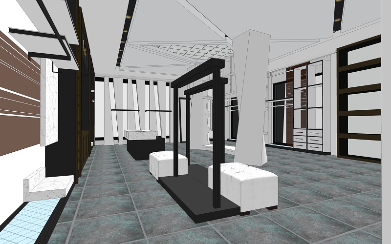 服装门店展示道具设计