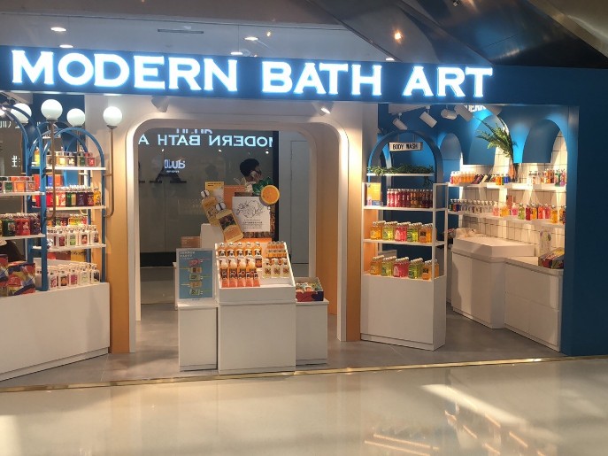 商场烤漆展柜