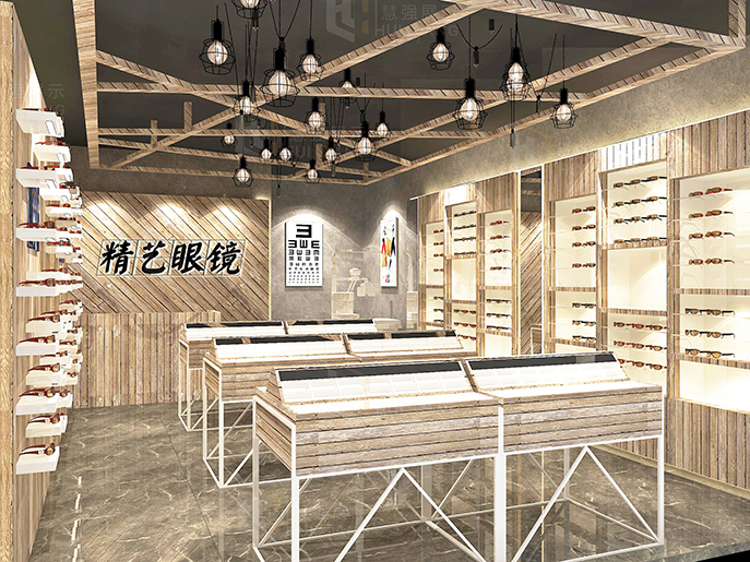 眼镜店展柜制作需要注意的4大要素