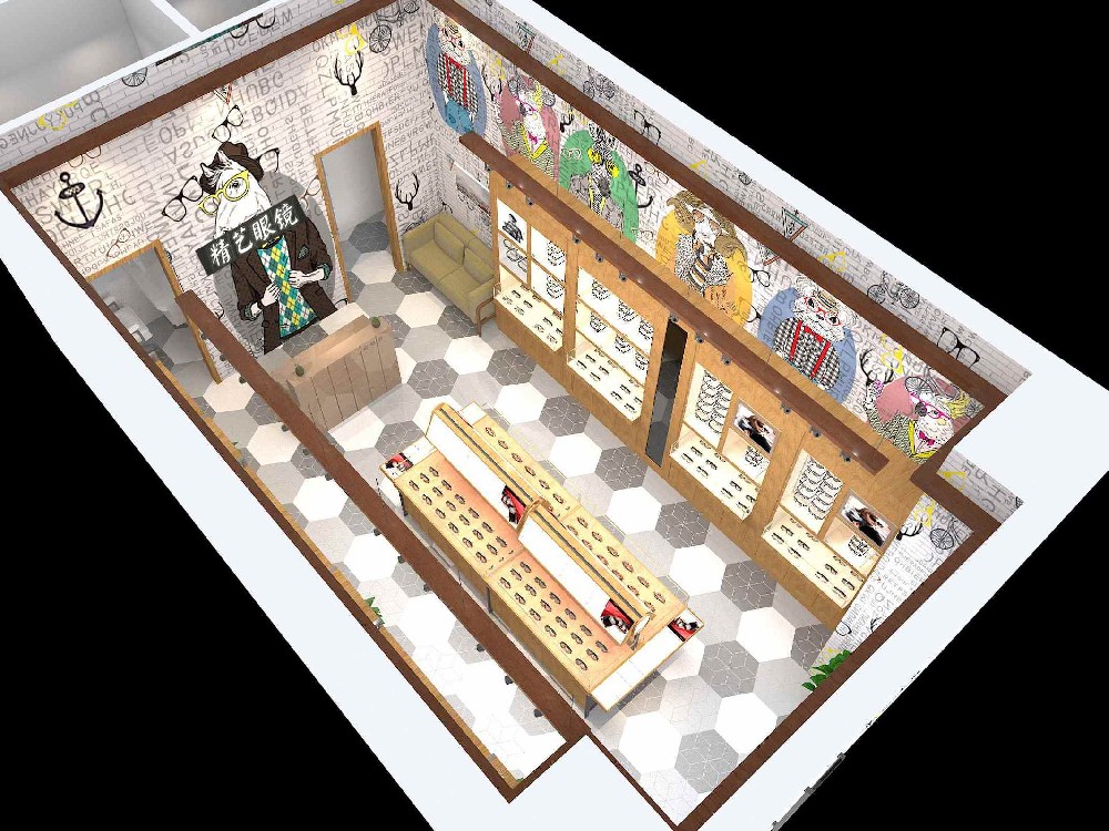 眼镜店装修让顾客能够记忆犹新的几点小技巧