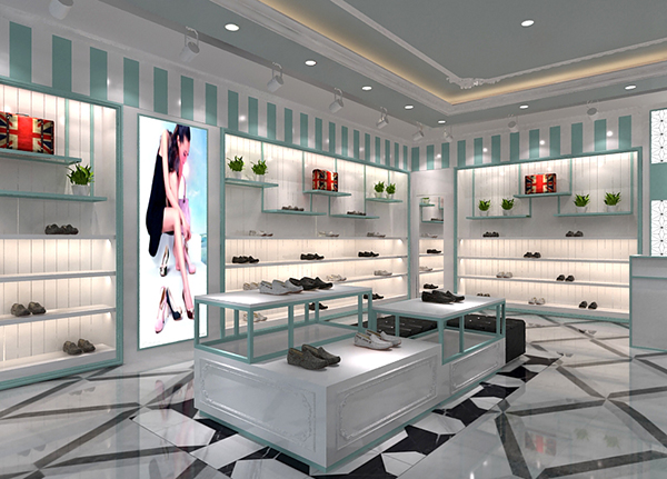 高端鞋类展柜始作于设计及原材料
