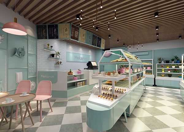 灵闪展柜讲解烘焙店面设计技巧