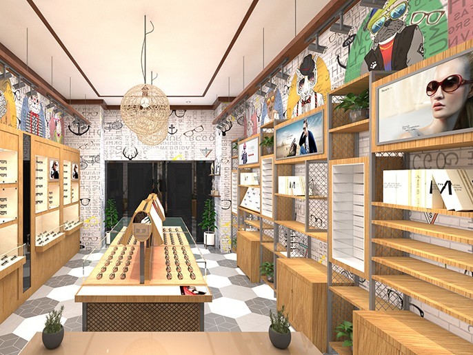 眼镜店装修要根据环境不断进步