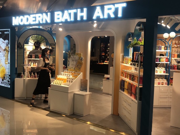 商场烤漆展柜