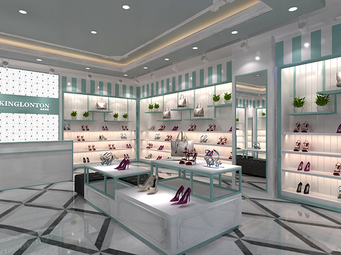 鞋子展示柜怎样设计能效提高销量!