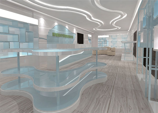 灵闪展柜对药店的店堂装修、内部设计的心得