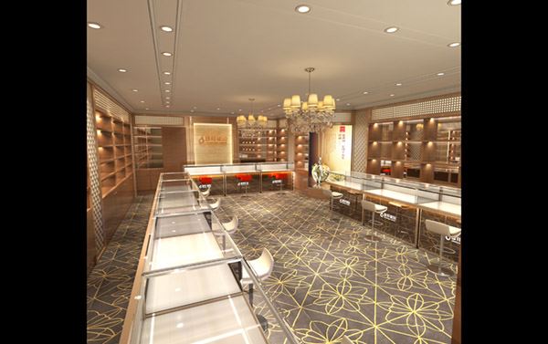 在厂家定制到让自己满意的珠宝展柜 (在厂家定制珠宝展示柜满足自己。)