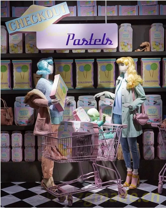 室内服装店铺陈列模型怎么摆,全面了解店铺陈