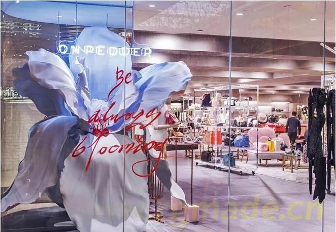 店铺服饰视觉陈列有哪些方法,营造科技感十足