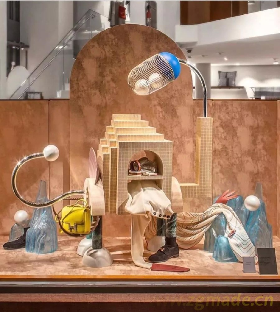 基础的体验店视觉陈列设计中的平面设计