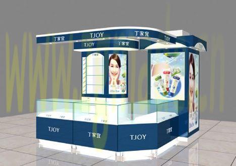 关于化妆品展柜的一些美感设计 (化妆品陈列柜的美学设计)