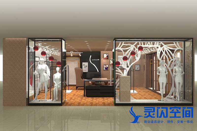 时尚女装门店展示道具设计