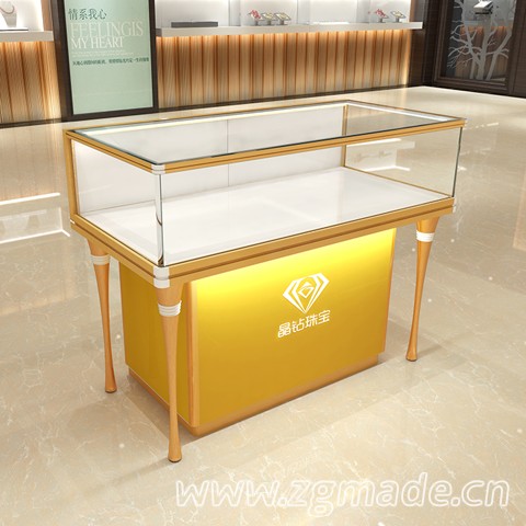玉器展示柜台设计材质? (玉器展厅效果图)