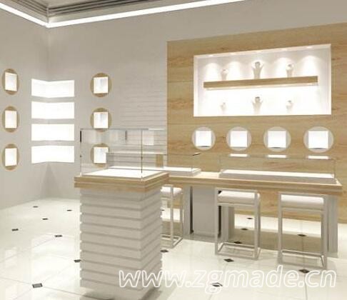 珠宝展示柜和珠宝柜台之间意蕴 (珠宝柜台摆放)