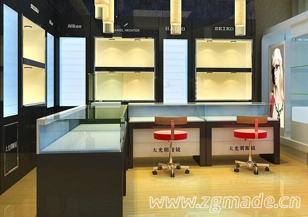 科普珠宝展柜用的材料差异化效果展示 (珠宝展柜装饰效果图)