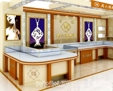 解析高端木质烤漆珠宝展示柜的优势！ (烤漆玻璃展柜)