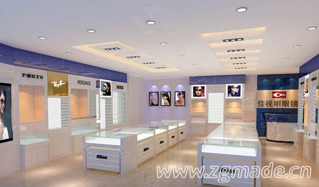 眼镜店装修时展柜挑选一定不能马虎 (眼镜柜展示柜)