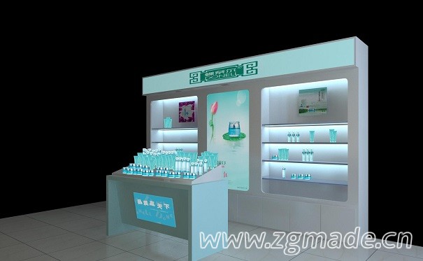 化妆品展示柜应该具备哪些功能？可以选择这些材料去进行制作！ (化妆品展柜用什么光源好)
