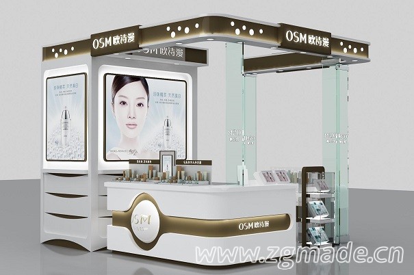 化妆品展示柜应该具备哪些功能？可以选择这些材料去进行制作！ (化妆品展柜用什么光源好)
