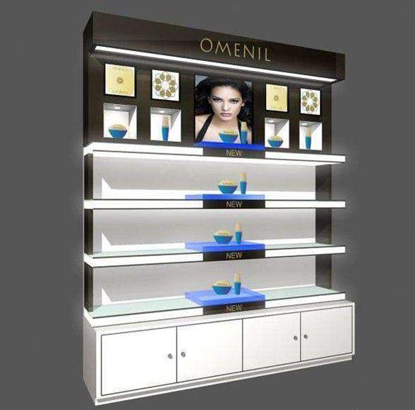 化妆品展柜在设计和安装有哪些需要注意的？-上海品美展柜厂